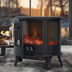 Electric Fire Stove Heater with Realistic LED Log