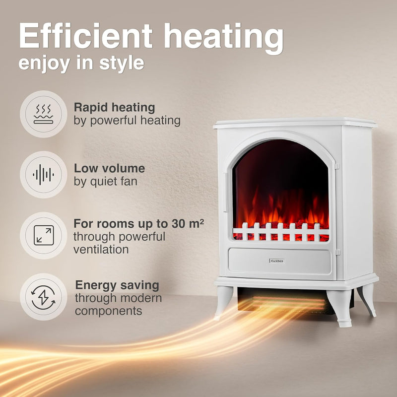Electric Fireplace Leni Electrical Stove with Heater 3d