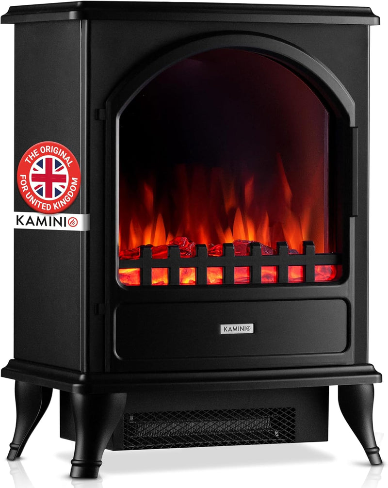 Electric Fireplace Leni Electrical Stove with Heater 3d