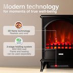 Electric Fireplace Leni Electrical Stove with Heater 3d