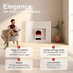 Electric Fireplace Leni Electrical Stove with Heater 3d