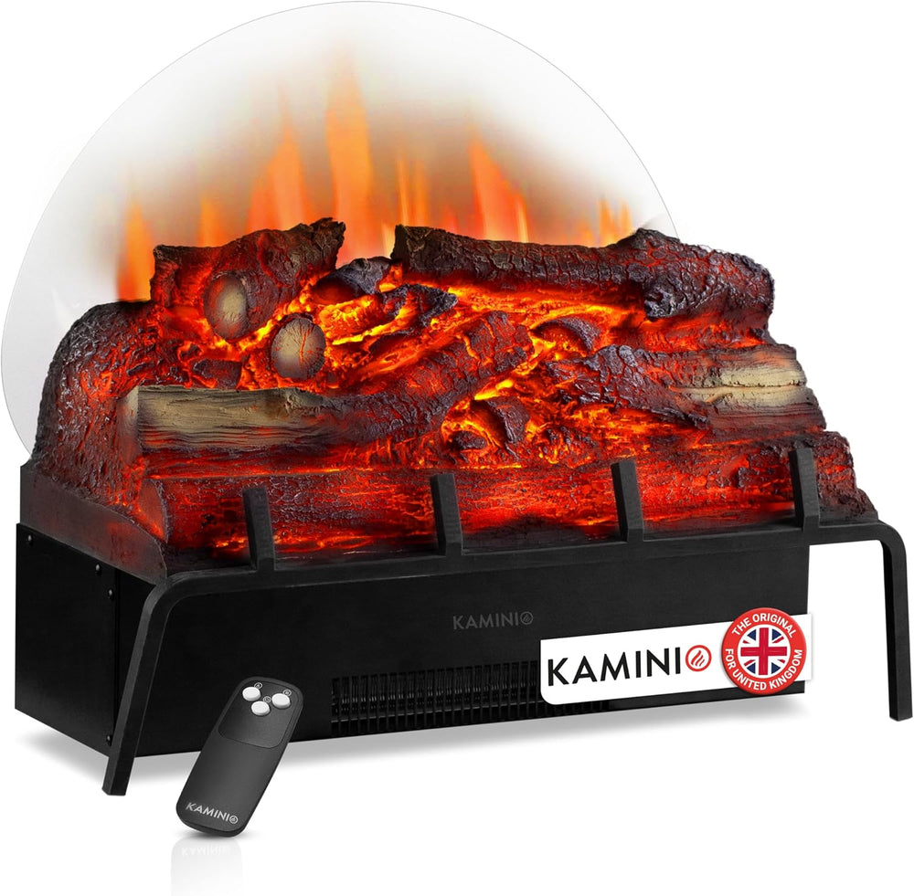 Electric Fireplace Noah Portabel Basket Fire with Heater