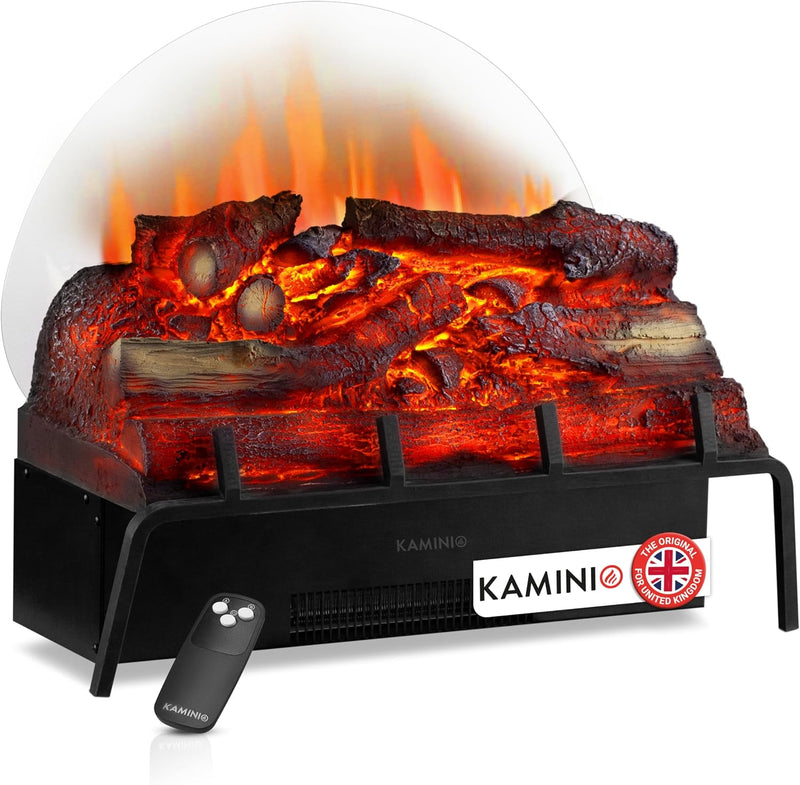 Electric Fireplace Noah Portabel Basket Fire with Heater