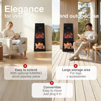 Electric Garden Fireplace Kai Electrical Freestanding Patio