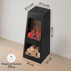 Electric Garden Fireplace Kai Electrical Freestanding Patio