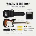 Electric Guitar Kit with Amp Bag Whammy Strap