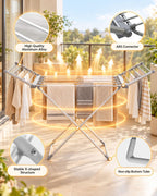 Electric Heated Clothes Airer Foldable Drying Rack