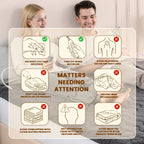 Electric Heated Mattress Pad Soft 200GSM Sherpa Dual