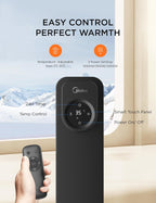 2000W Electric Heater Thermostat Remote 3 Modes 24h