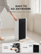 2000W Electric Heater Thermostat Remote 3 Modes 24h