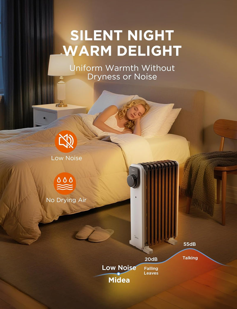 2000W Electric Heater Thermostat Remote 3 Modes 24h