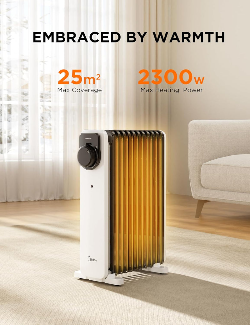 2000W Electric Heater Thermostat Remote 3 Modes 24h