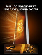 2000W Electric Heater Thermostat Remote 3 Modes 24h