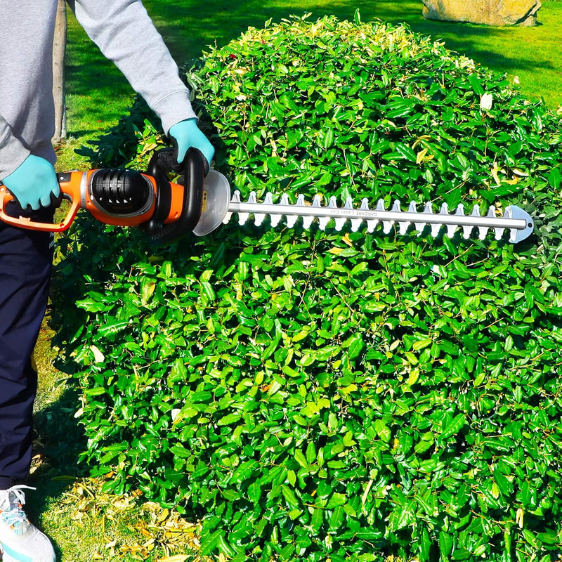 Electric Hedge Trimmer Corded 4.8amp 24inch Dual-Action Laser