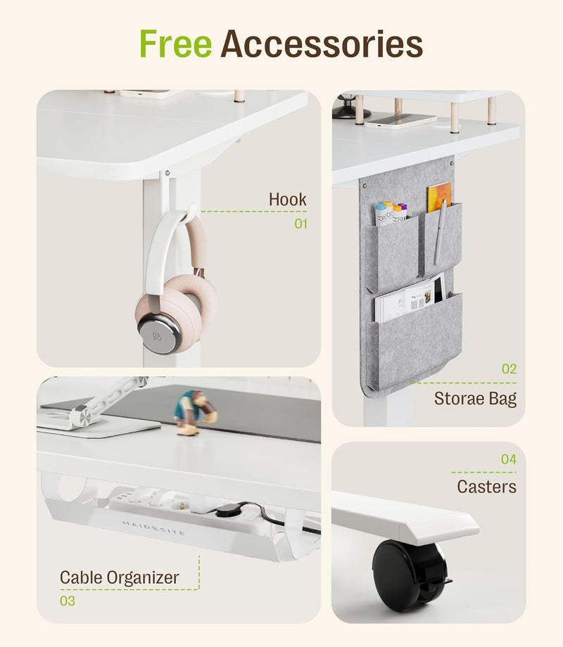 Electric Height Adjustable Standing Desk Sit Stand