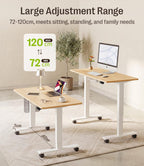 Electric Height Adjustable Standing Desk Sit Stand