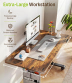 Electric Height Adjustable Standing Desk Sit Stand