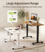 Electric Height Adjustable Standing Desk Sit Stand