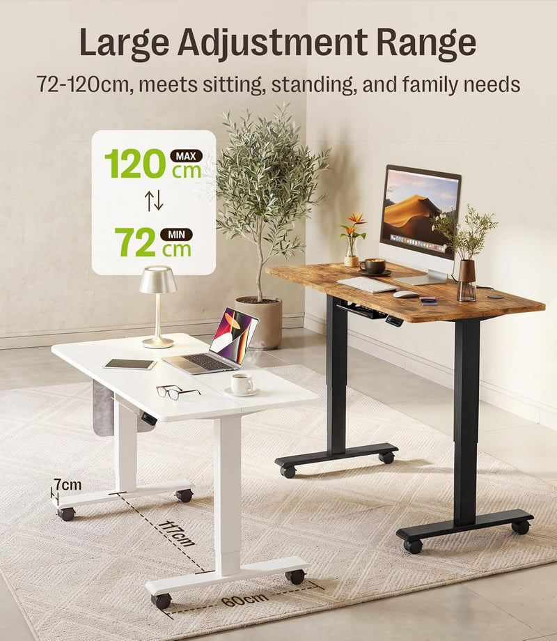 Electric Height Adjustable Standing Desk Sit Stand