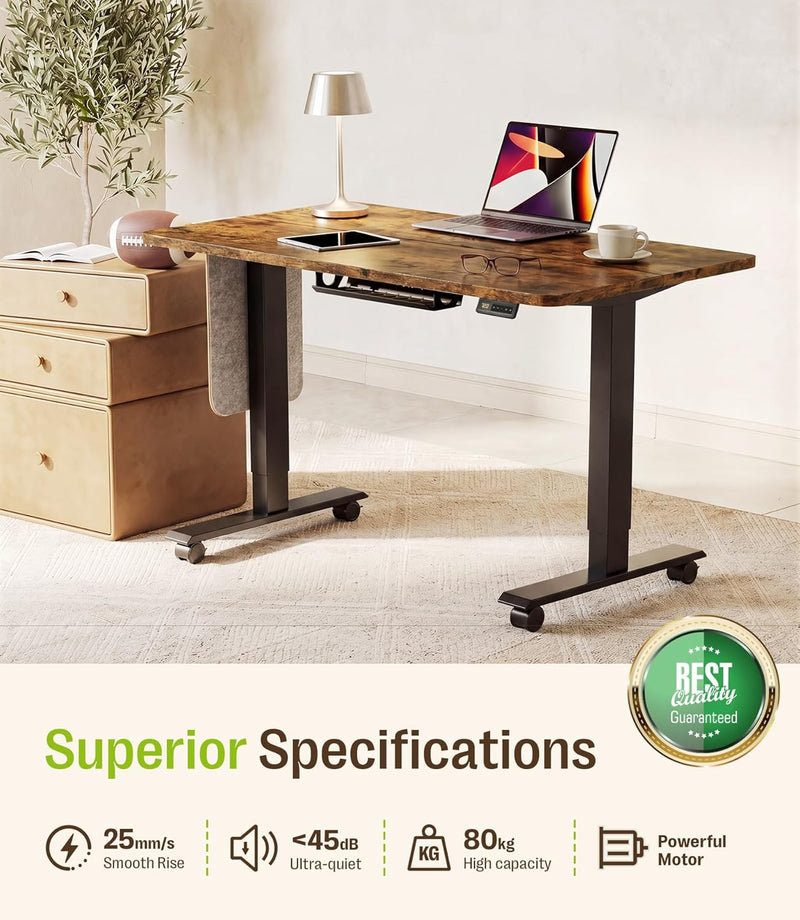 Electric Height Adjustable Standing Desk Sit Stand