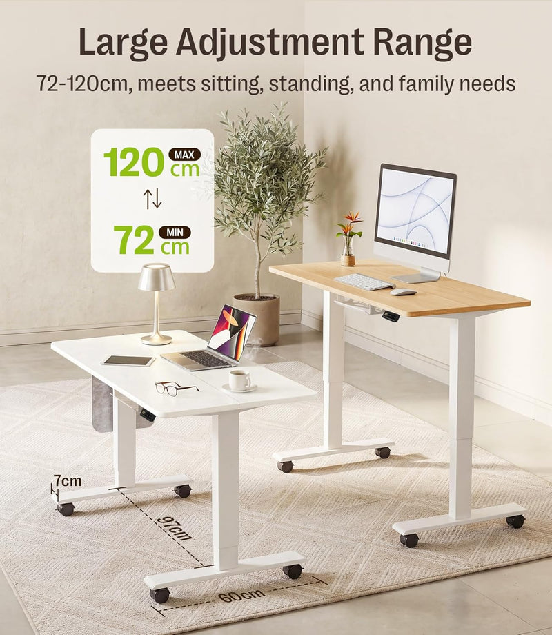 Electric Height Adjustable Standing Desk Sit Stand