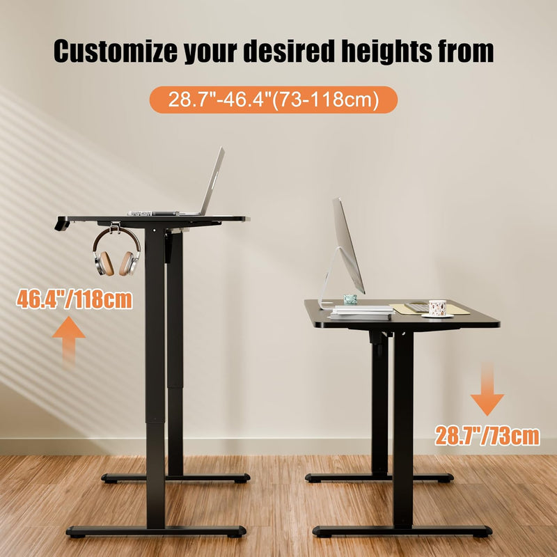 Electric Height Adjustable Standing Desk Sit Stand