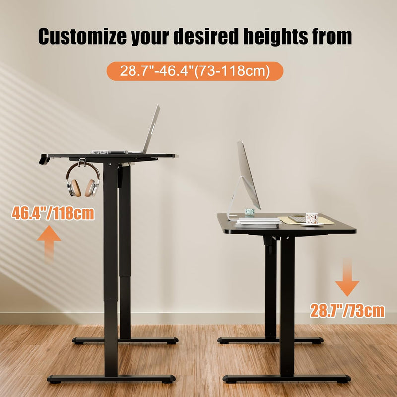 Electric Height Adjustable Standing Desk Sit Stand