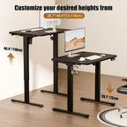 Electric Height Adjustable Standing Desk Sit Stand