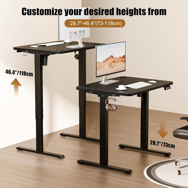 Electric Height Adjustable Standing Desk Sit Stand