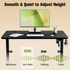 Electric Height Adjustable Standing Desk Sit Stand
