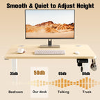 Electric Height Adjustable Standing Desk Sit Stand