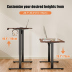 Electric Height Adjustable Standing Desk Sit Stand