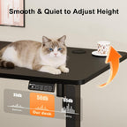 Electric Height Adjustable Standing Desk Sit Stand