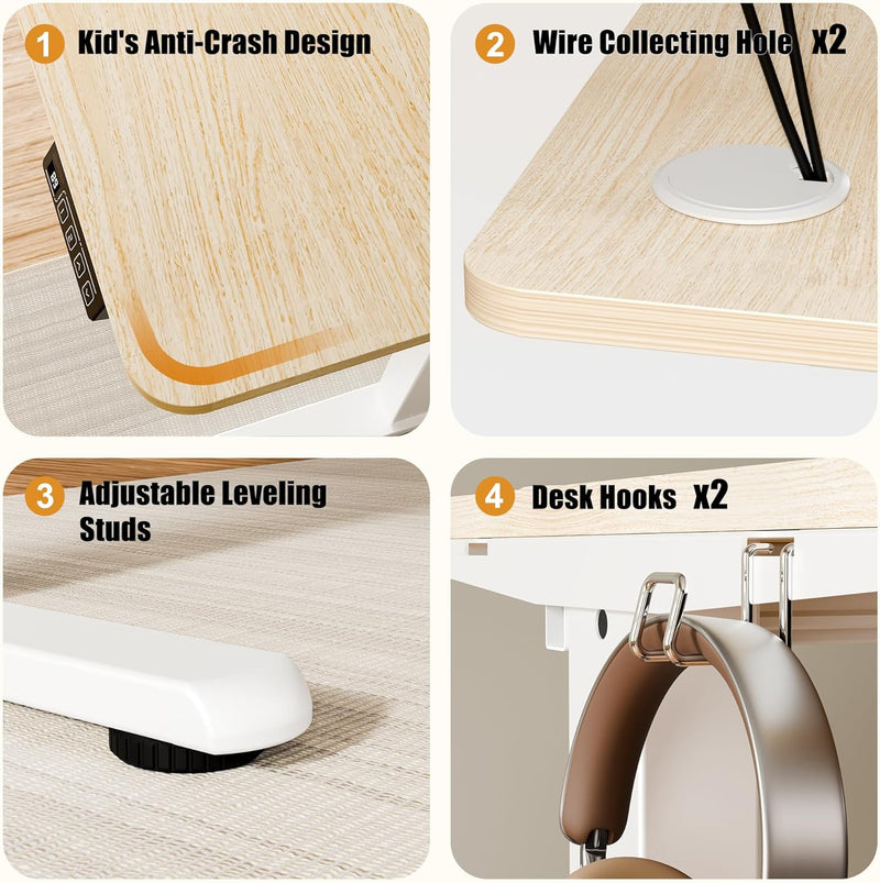 Electric Height Adjustable Standing Desk Sit Stand