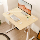 White Frame + Oak Desktop