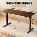 Electric Height Adjustable Standing Desk Sit Stand