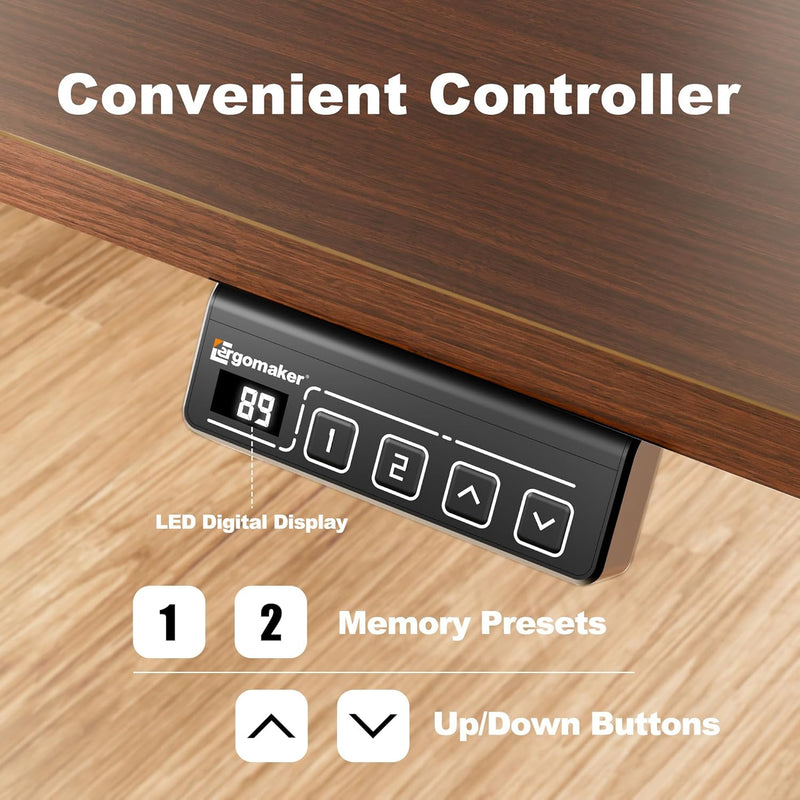 Electric Height Adjustable Standing Desk Sit Stand