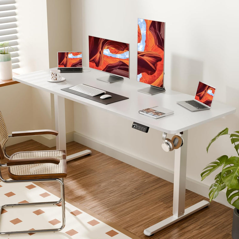 Electric Height Adjustable Standing Desk Sit Stand