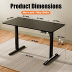 Electric Height Adjustable Standing Desk Sit Stand