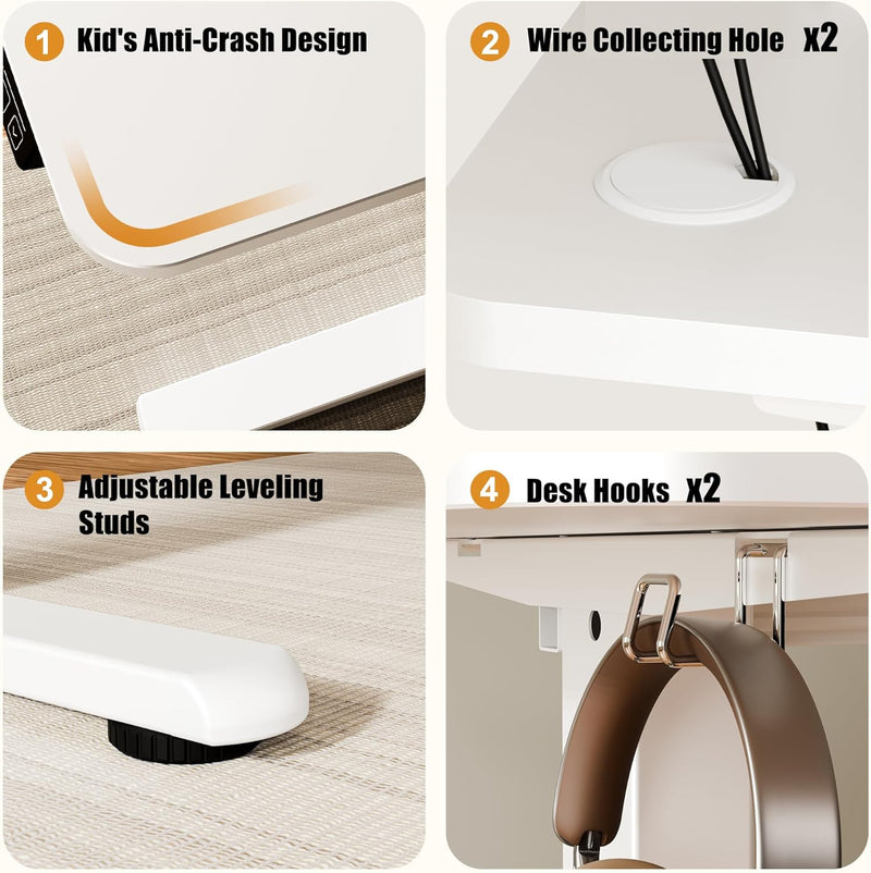 Electric Height Adjustable Standing Desk Sit Stand