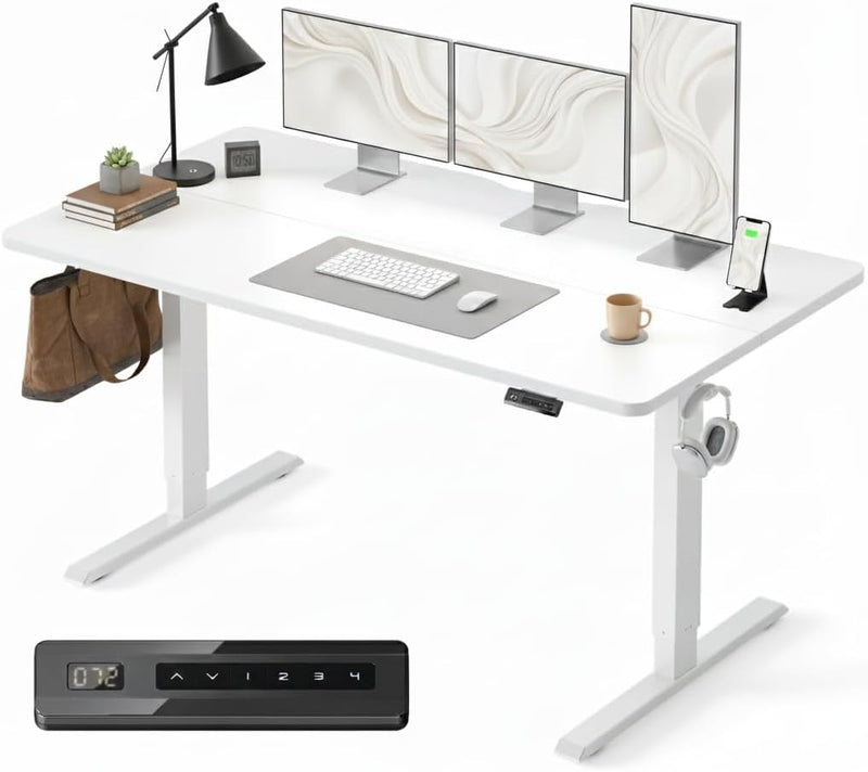Electric Height Adjustable Standing Desk with Digital Display