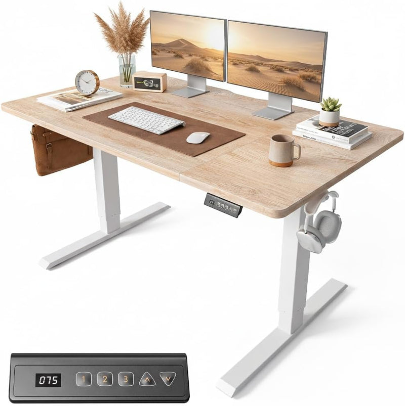 Electric Height Adjustable Standing Desk with Digital Display