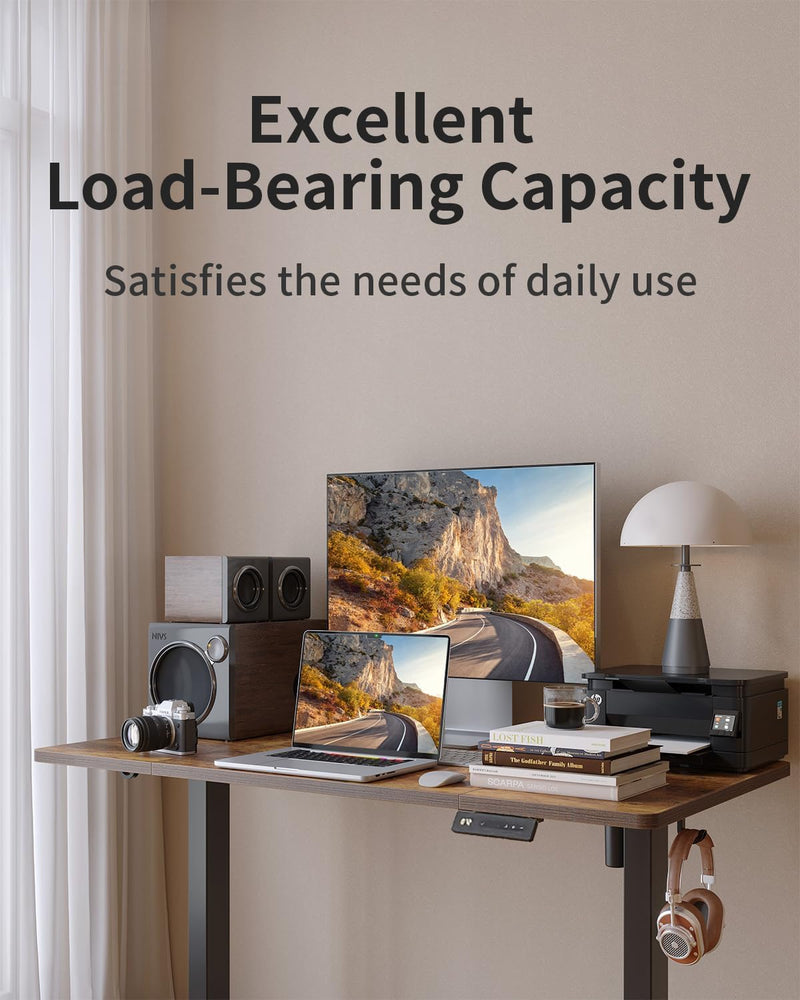 Electric Height Adjustable Standing Desk with Digital Display