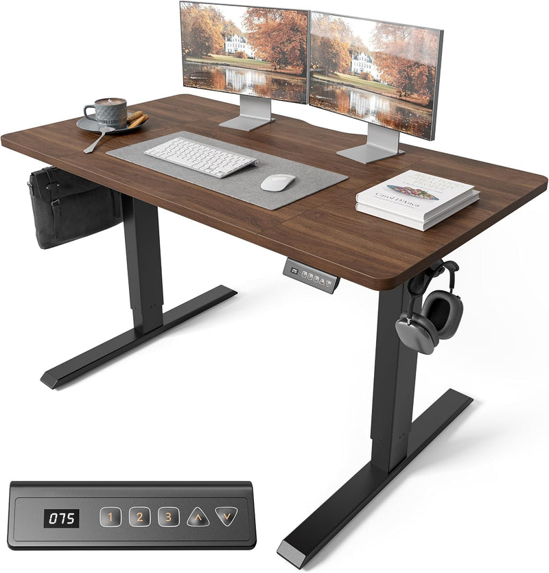 Electric Height Adjustable Standing Desk with Digital Display
