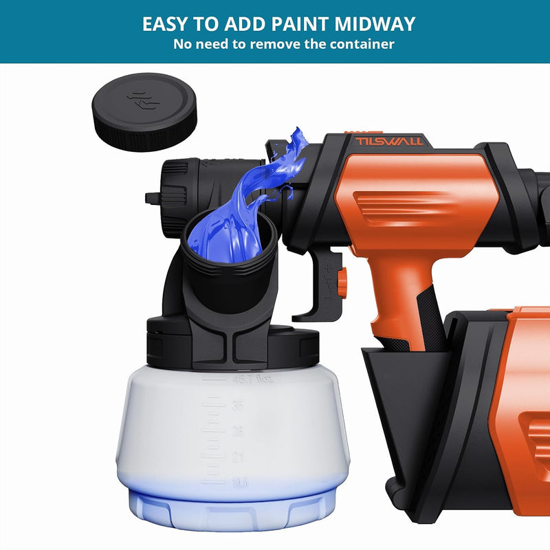 Electric Hvlp Paint Sprayer Shark800 Spray Gun