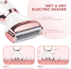 Electric Lady Shaver for Women Bikini Trimmer 4-In-1