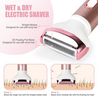 Electric Lady Shaver for Women Bikini Trimmer 4-In-1