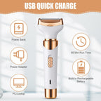 Electric Lady Shaver for Women Bikini Trimmer 4-In-1