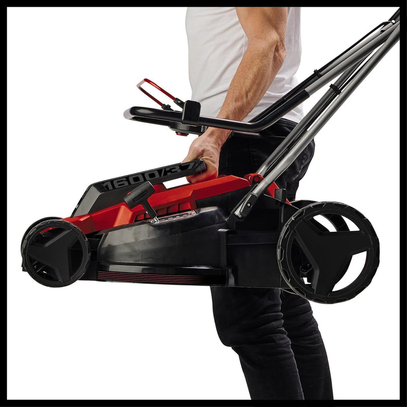 1600W Electric Lawn Mower 37CM Cutting Width 38L