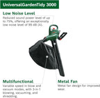 Electric Leaf Blower and Vacuum Universalgardentidy